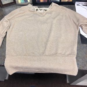 Gold shimmery sweater